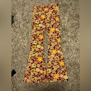 Flower Bellbottom leggings